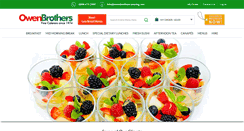 Desktop Screenshot of owenbrotherscatering.com